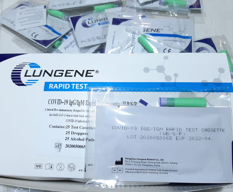 Test Rapido Covid 19 Lungene Certificado ISP